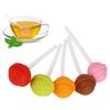 5Pcs Tea Infuser Silicone Loose Tea Strainer Filter Tea Ware Set for Home Office Use