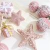 Foam Ball Gift Xmas Tree Hangings Pendant Shatterproof Christmas Ball Christmas Tree Ornaments