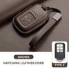 For Honda Civic 11th 2022 for Honda Civic Accord HR-V CR-V 2023 Key Fob Shell Accessories Leather Car Folding Key Cover Case