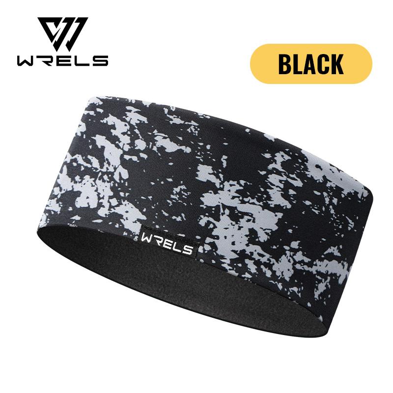 WRELS Ear Warmers Headband Windproof Sweat Bike Running Wicking Ski Sport Headband Women Men Tennis Yoga Gym Headband Ear Muffs