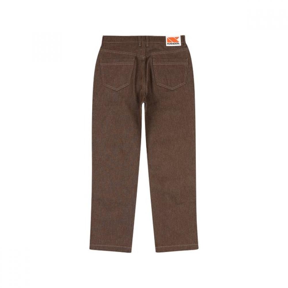 Kangol Denim Pants Brown 9009