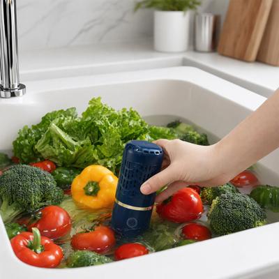Fruit And Vegetable Cleaner, Portable Produce Purifier with Hydrolytic Technology, Waterproof Capsule Food Washer for Meat Seafood