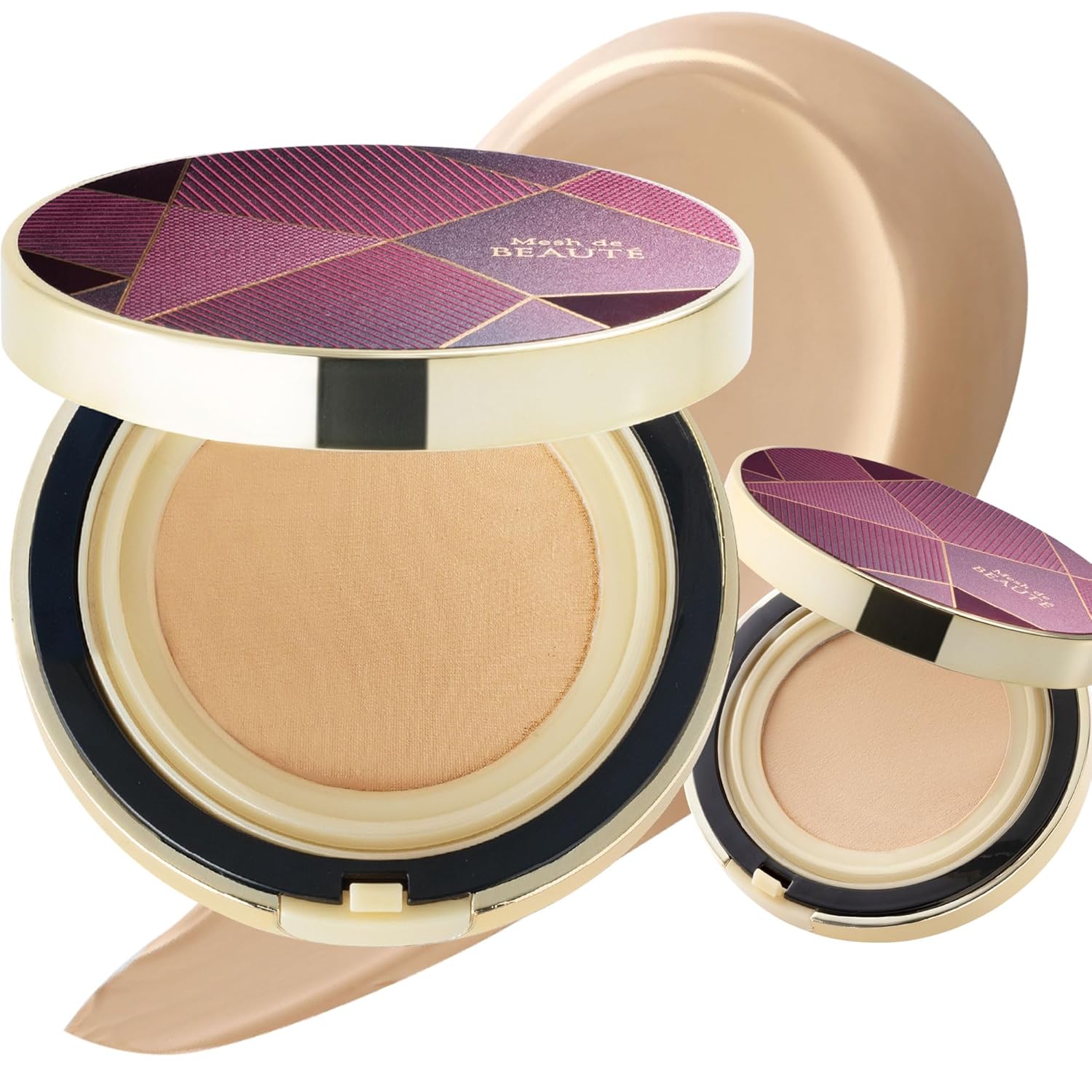 

Evolutionary Foundation Everlife Bi-Koujun Perfect Meshed Beaute High Cover Cushion Compact Set 2 Medium Beige (Standard Color) Approximately Months