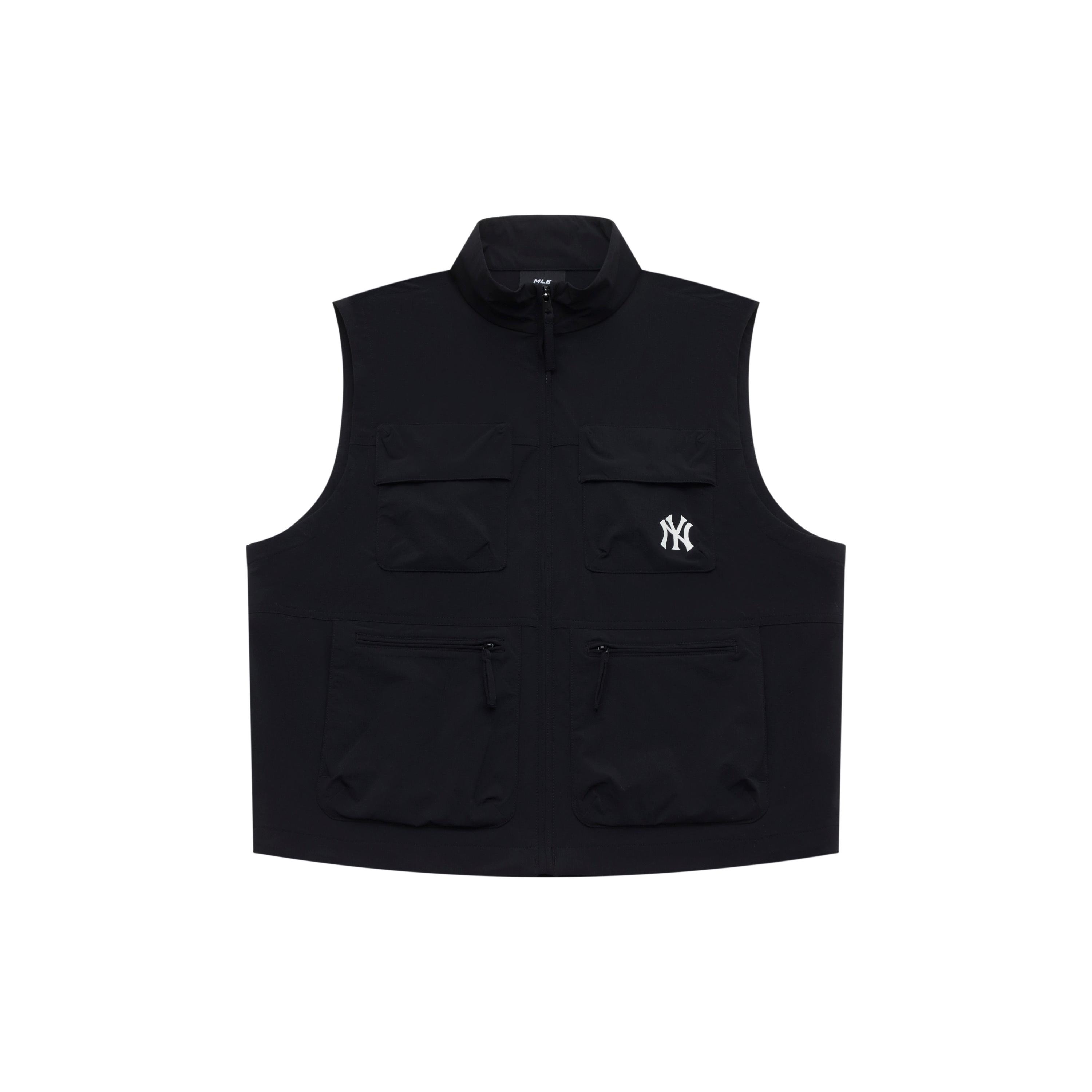 

New MLB New York Yankees SS25 Vest Unisex Black 3AWJB0253-50BKS M