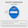 OKBY5 For Toyota 4PCS Car Door Lock Cover Stainless Steel Protection Accessories Camry Highlander C-HR Hilux Vios Rav4 Prius Yaris TRD