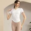 High-End and Fashionable Quick-Dry Breathable V-neck Sports T-shirt Yoga