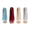 Doll Wig Professional DIY Hand Crafted Soft Heat Resistance Middle Part Long Straight Doll Wig for D