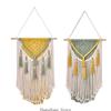 Colorful Handwoven Cotton Rope Tassels Wall Hanging Tapestry for Home Decoration Living Room or Bedroom Wall Pendant