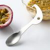 Küchenutensilien Edelstahl Obstschneider Löffel Kiwi-Schneider