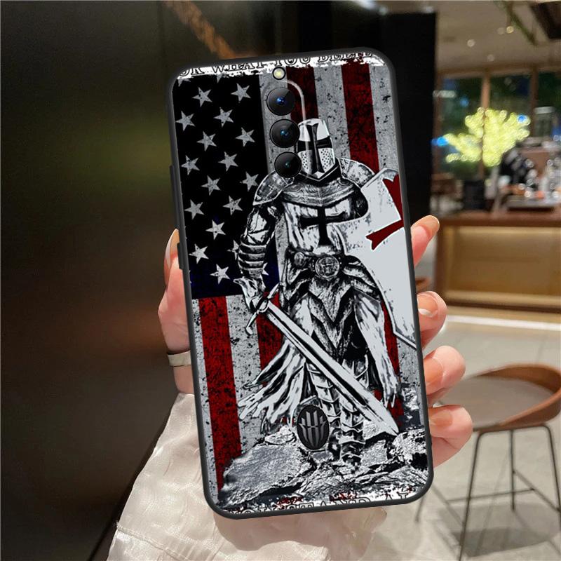 Christian Templar Knights Case For ZTE Nubia Red Magic 8 Pro 8S Pro Plus RedMagic 9 Pro Plus 6 7 6S 7S 6R 5S 5G Cover