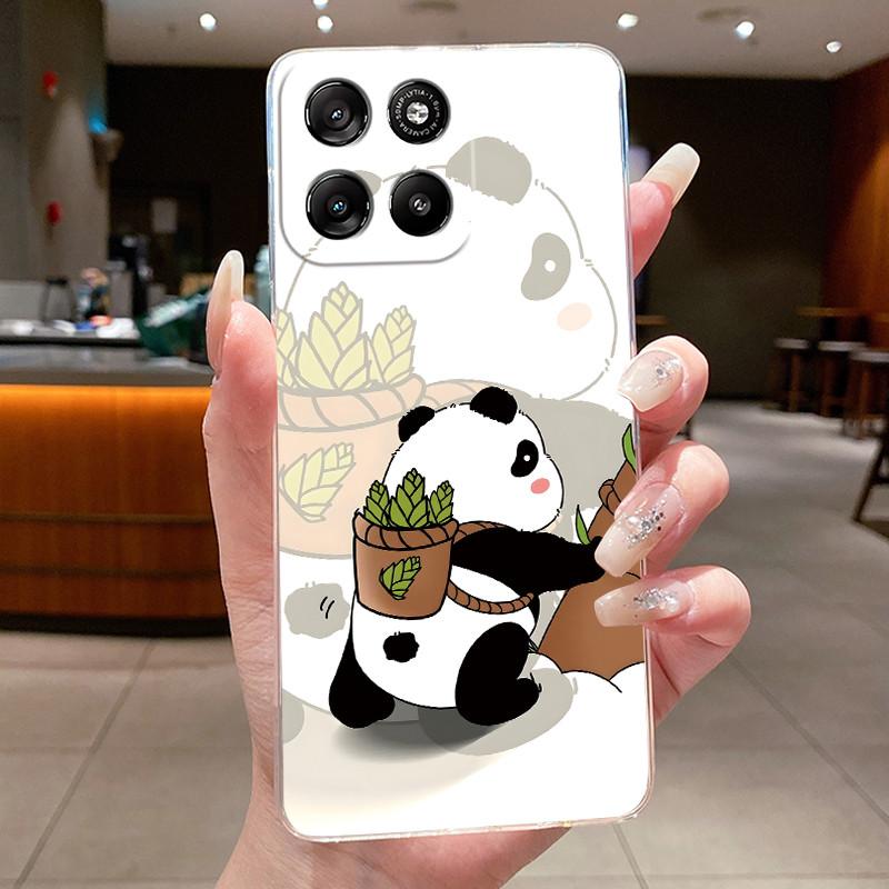 For Motorola Moto G57 Power / G67 Power 5G Case Clear Luxury Fashion Butterfly Flowers Soft TPU Silicone Casing Protective Cover