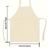 Langlebiges Material Osterhase Schürze Leicht zu reinigen Imitation Leinen Küchenschürze Kaninchen Peter Aufdruck Restaurant Schürze Küchengebrauch