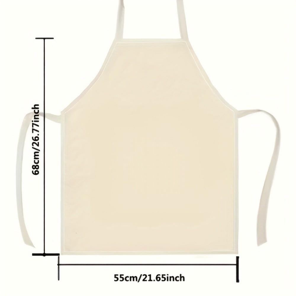 Langlebiges Material Osterhase Schürze Leicht zu reinigen Imitation Leinen Küchenschürze Kaninchen Peter Aufdruck Restaurant Schürze Küchengebrauch