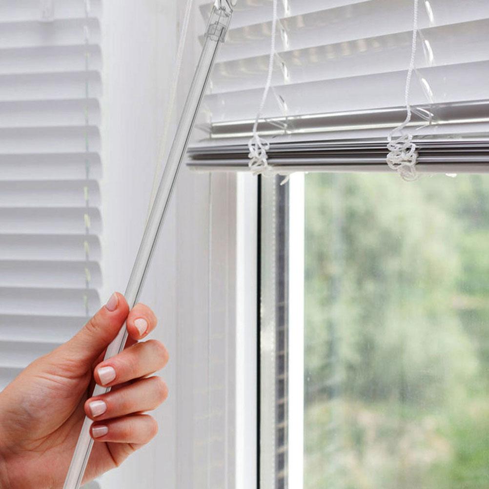 2 Pcs Venetian Blind Rotor Blinds Wand Replacement Curtain Pull for Curtains Shutters Hooks Rods Drapes
