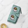 Colorful Santa Claus and Heart Shaped Glasses Print Long Wallet Unisex Multifunctional Portable Snap Coin Purse Perfect Birthday Gift For Family