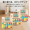 Julanpo Educational Toy Montessori Wooden Puzzle No Cards Needed Random Puzzle 5 Colors Slide Game Brain Training Home Time Family Game Ages 3 4 5 6