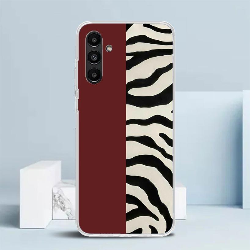 Leopard Print Phone Case For Samsung Galaxy A17 A37 A57 A16 A15 A14 A13 A56 A55 A54 A53 A36 A35 A34 A33 A26 A25 A24 A23 Galaxy A