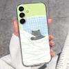 Casing For Samsung A16 A17 A15 A14 A13 A12 A10 A26 A25 A24 A23 A22 Phone Cover Cute Penguin Pattern Transparent Silicone Shell For Samsung Bumper Case