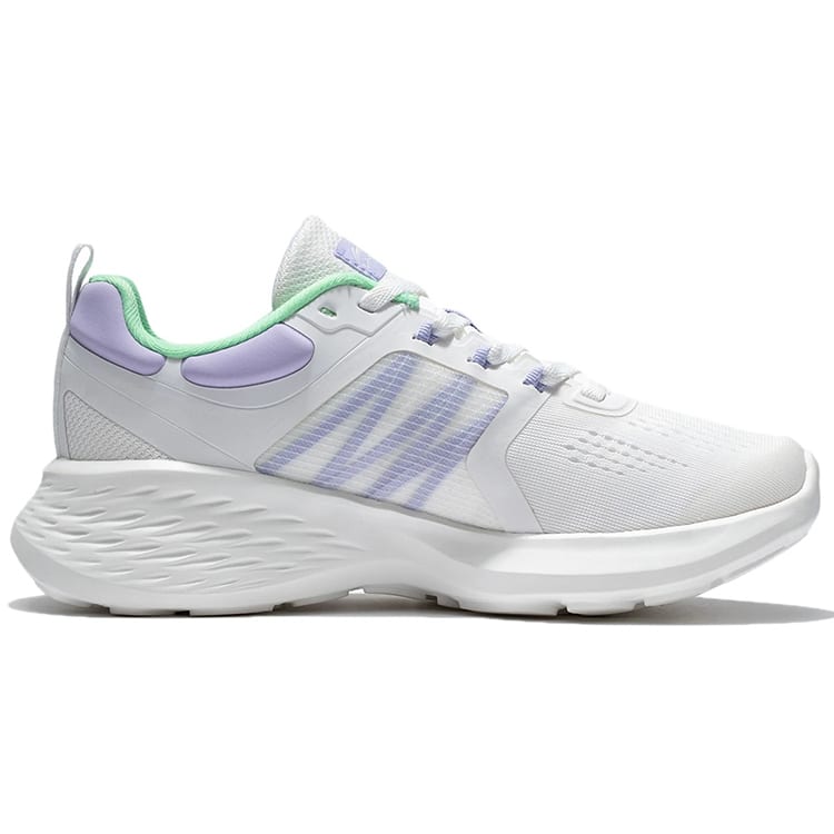 Li Ning EazGo Comfortable Low top Running Shoes Women's White Purple ARES008-3