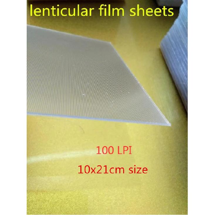 10 db 50 LPI & 75LPI &100LPI &160LPI Lencsefólia Lap a 3D Fotó Készítéshez Lencsefólia