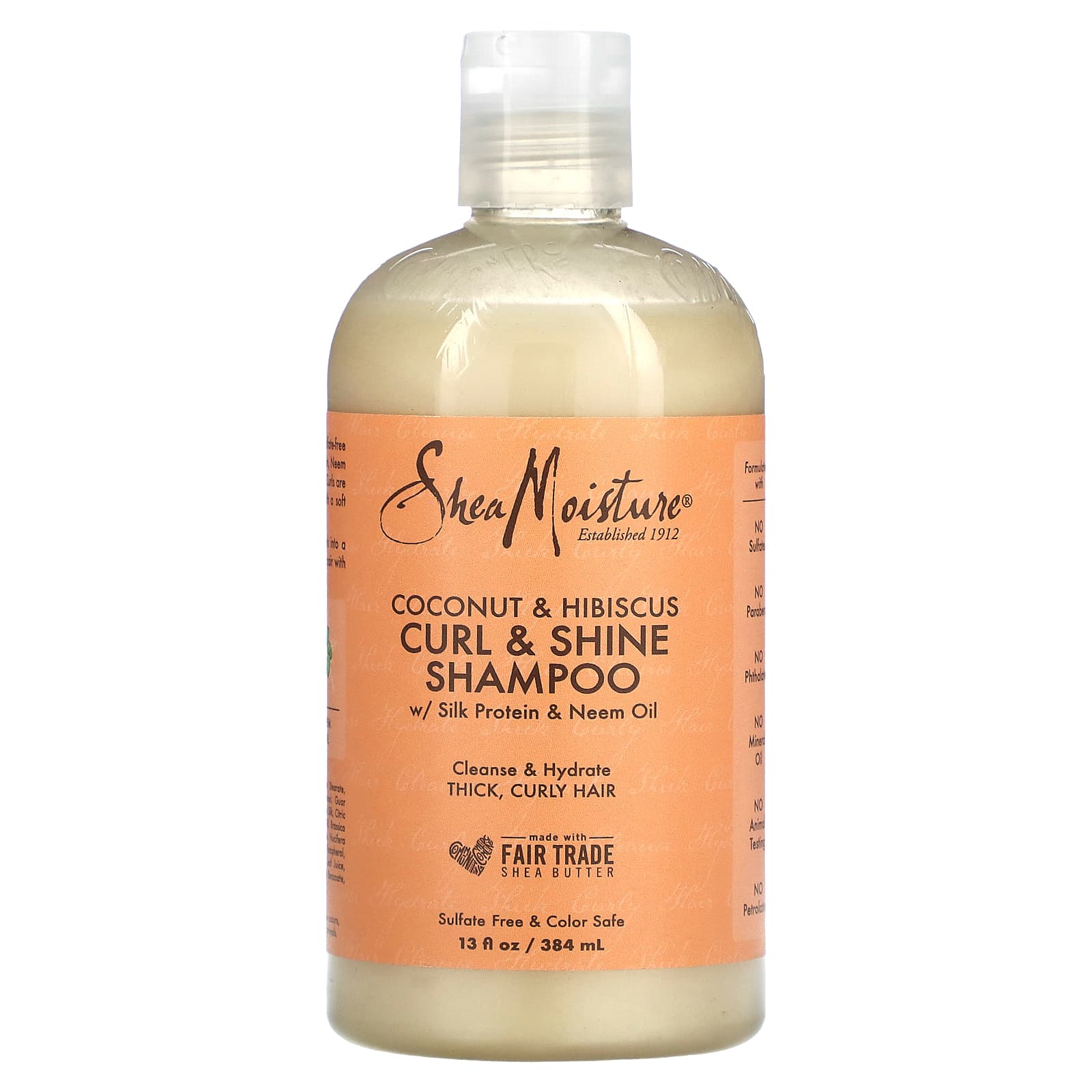 

Curl & Shine Shampoo, Coarse Curly Hair, Coconut & Hibiscus, 384 Ml (13 Fl Oz)