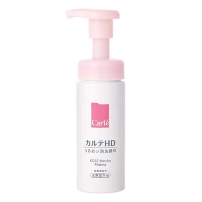Carte HD Moisture Cleansing Foam 150mL | Pore Care Face Wash | Kose Foaming Cleanser | Gentle On Sensitive Skin | Fragrance & Color Free