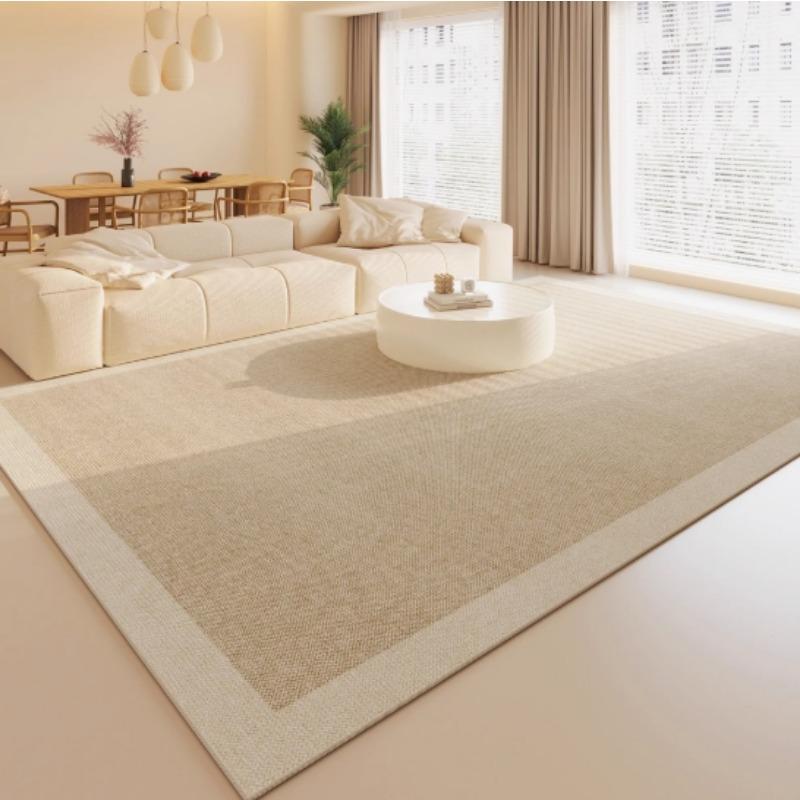 Light Luxury Advanced Living Room Carpet Nordic Modern Large Size Sofa Coffee Table Rug Simple Home Decor Bedroom Bedside Mat