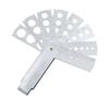 Jewellers Tools Diamond Gemstone Fan Measuring Tool Round Gem Gauge Multipurpose for Stone Jewelry Measuring Tool