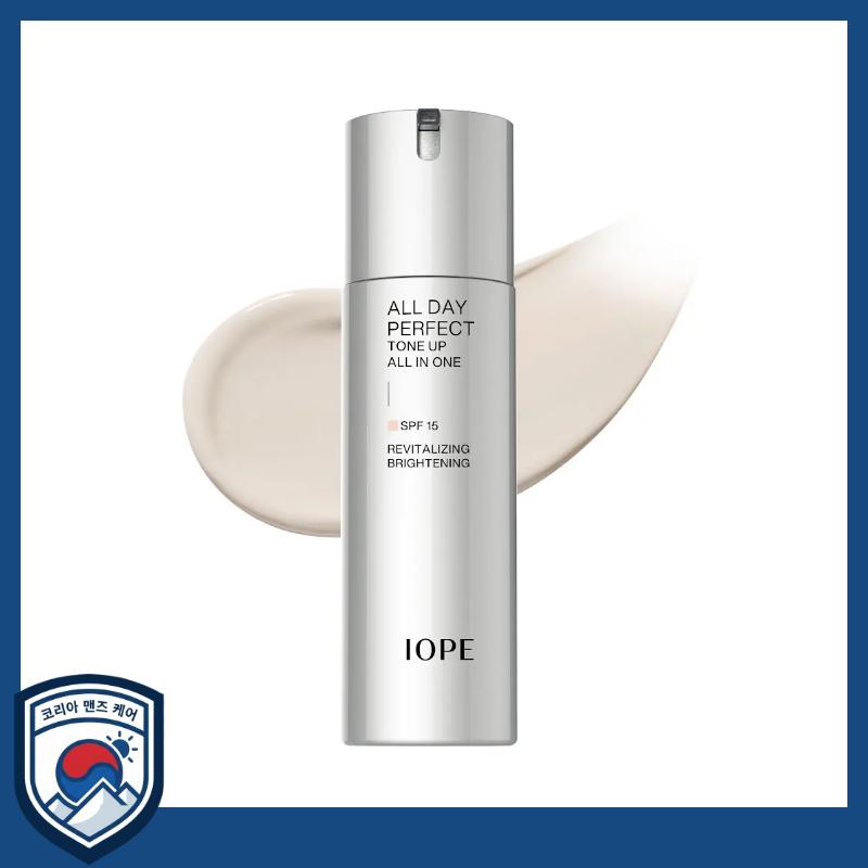 

[IOPE] Men All Day Perfect Tone-Up All-In-One 120ml Natural Skin Brightening & Sun Protection SPF15