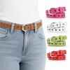 Alloy Buckle Waist Belt Hollow Heart Jeans Belt Versatile Cowgirl Buckle Belt  Pants Decoration