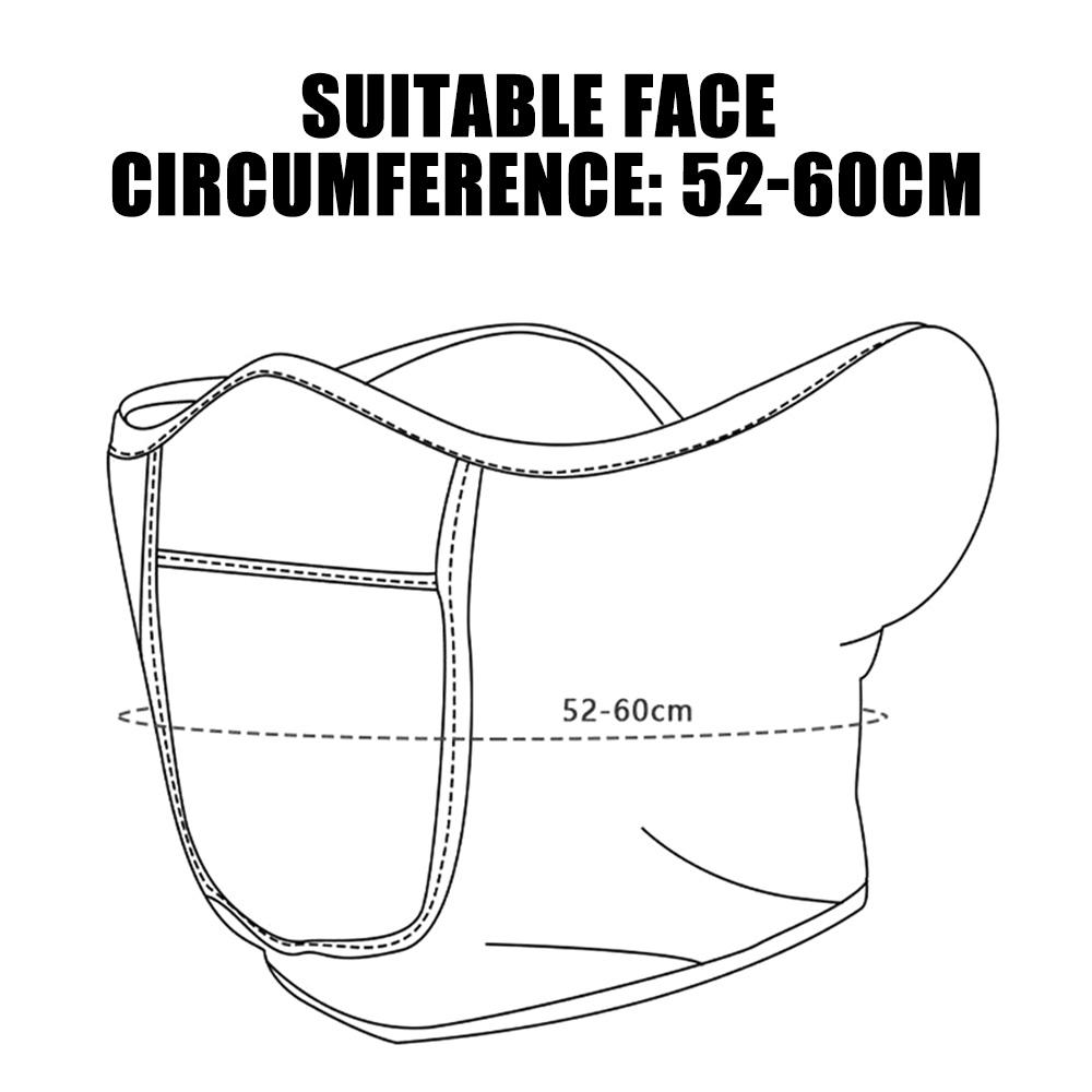 Fashion Winter Thermal Fleece Balaclava Full Face Mask Skiing Hat Bandana Hat Windproof Snowboard Scarves Women's Men Helmet Cap
