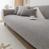 Cotton Linen Sofa Cover Solid Colour Cushion Living Room Sofa Backrest Towel Universal for All Seasons Thicken Non-Slip Sofa Mat