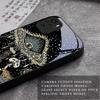 Magic Mushrooms Art Black Glass Phone Case For Redmi Note 10 11 Pro+ 12 13 14 4G (Global) 14 Pro 5G India K60Ultra 13C 14C Cover