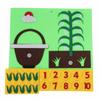 Math Board Children Finger Numbers Toys Montessori Toys Felt Math Toy Kids Early Educational Toy