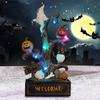 Haunted Hollow Welcome Tree, The Friendly Fright That Greets You Right! Light Up Resin Scene Prop Collectible Ornaments