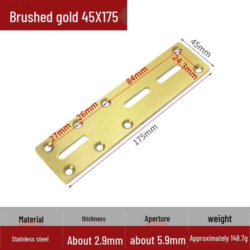 Stainless Steel Adjustable L-Shaped Load-Bearing Bracket