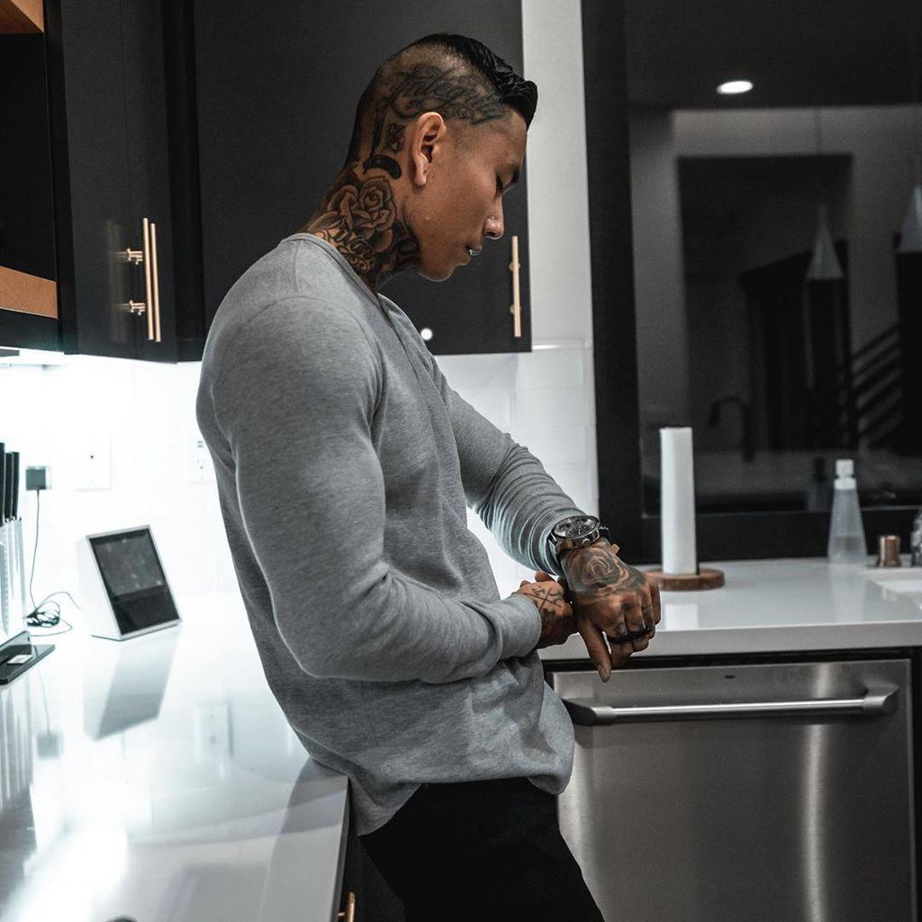 Men's Trendy Stretch Long Sleeve Moisture-Wicking Quick-Dry Comfort Sweater