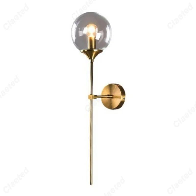 Einfache LED Glaskugel E27 Wandleuchte Kreative und Personalisierte Wohnzimmer Schlafzimmer Nachttischlampe Innen Korridor Flur Beleuchtung