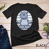 Omm Meditation Hippo Meditating Chakra Zen Yoga Postures T-Shirt Unisex T-shirt