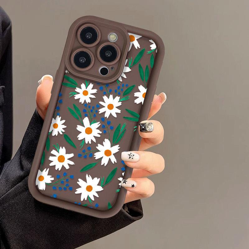White Flower for iPhone17ProMax Phone Case 14 Apple 13 Matte 12/15 Premium 11 Soft Case