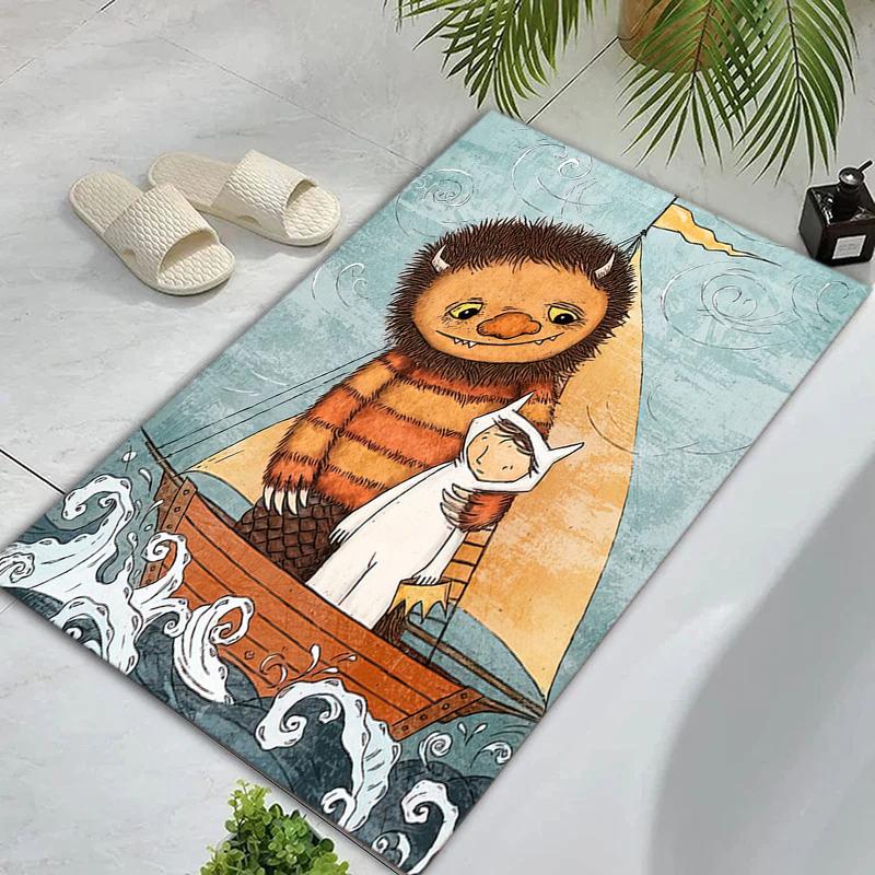 Where Wild Things Are Carpet Suitable Room Bedroom Doormats Office Balcony Decorative Carpet Carpet Living Room And Bedroom Mats Doormat