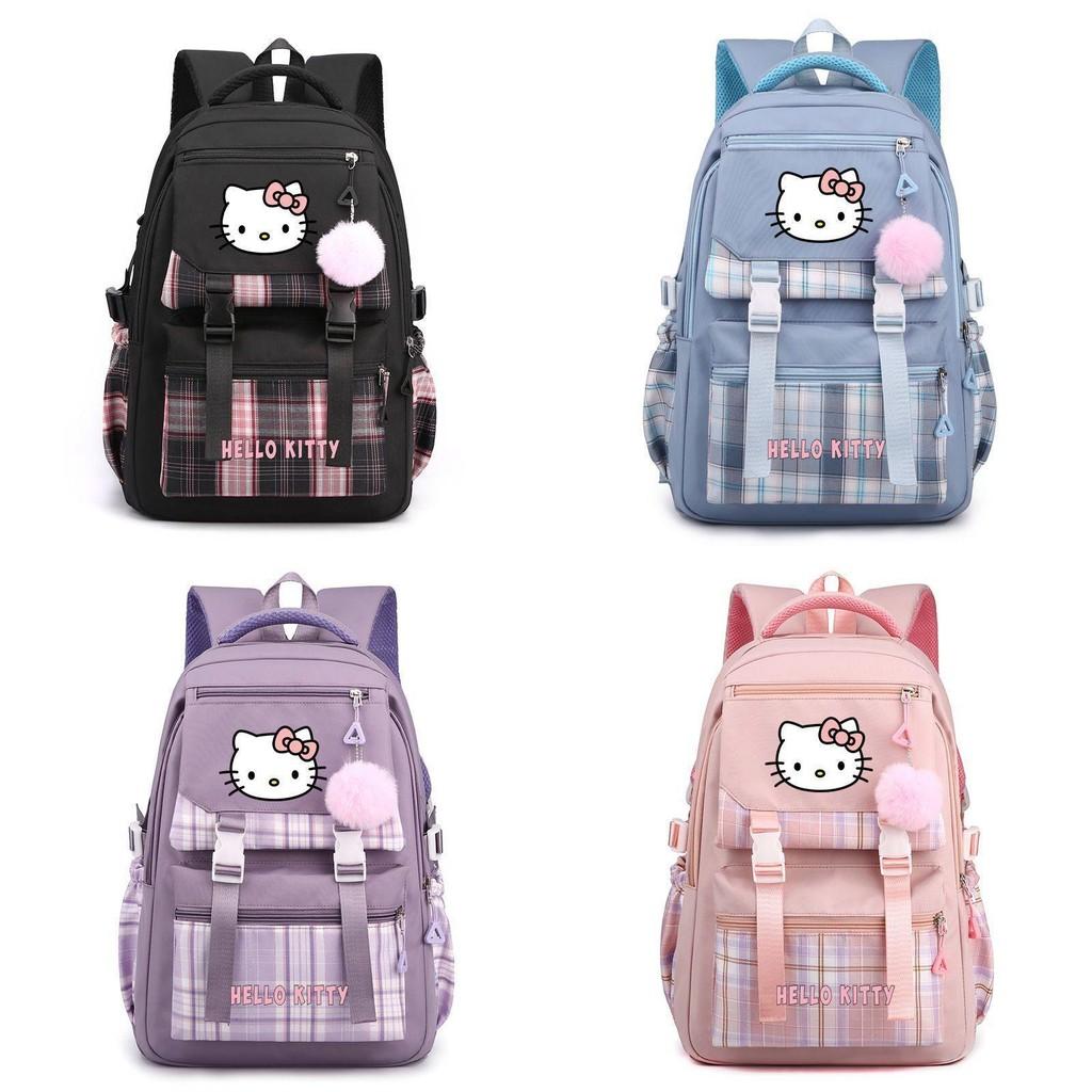 Hello Kitty School Backpack For Girls And Boys With Urban Minimalist Style And Airflow Design For Travel