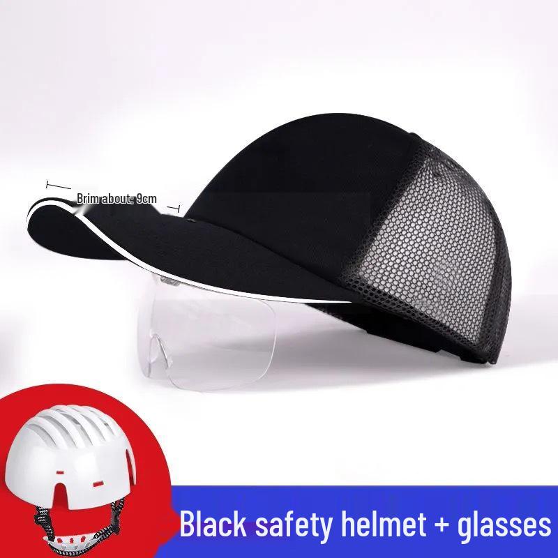 Lightweight Anti-Collision Breathable Duckbill Safety Helmet for Workshop and Worksite, Baseball Cap Style with Logo.