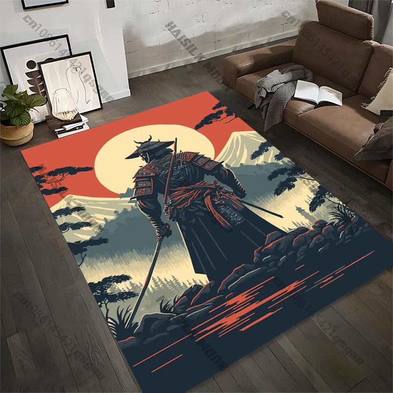 15 Size Samurai Spirits Large Carpet Living Room Home Decor Sofa Table Rug Anti Slip Chair Lounge Floor Mat Carpet for Bedroom