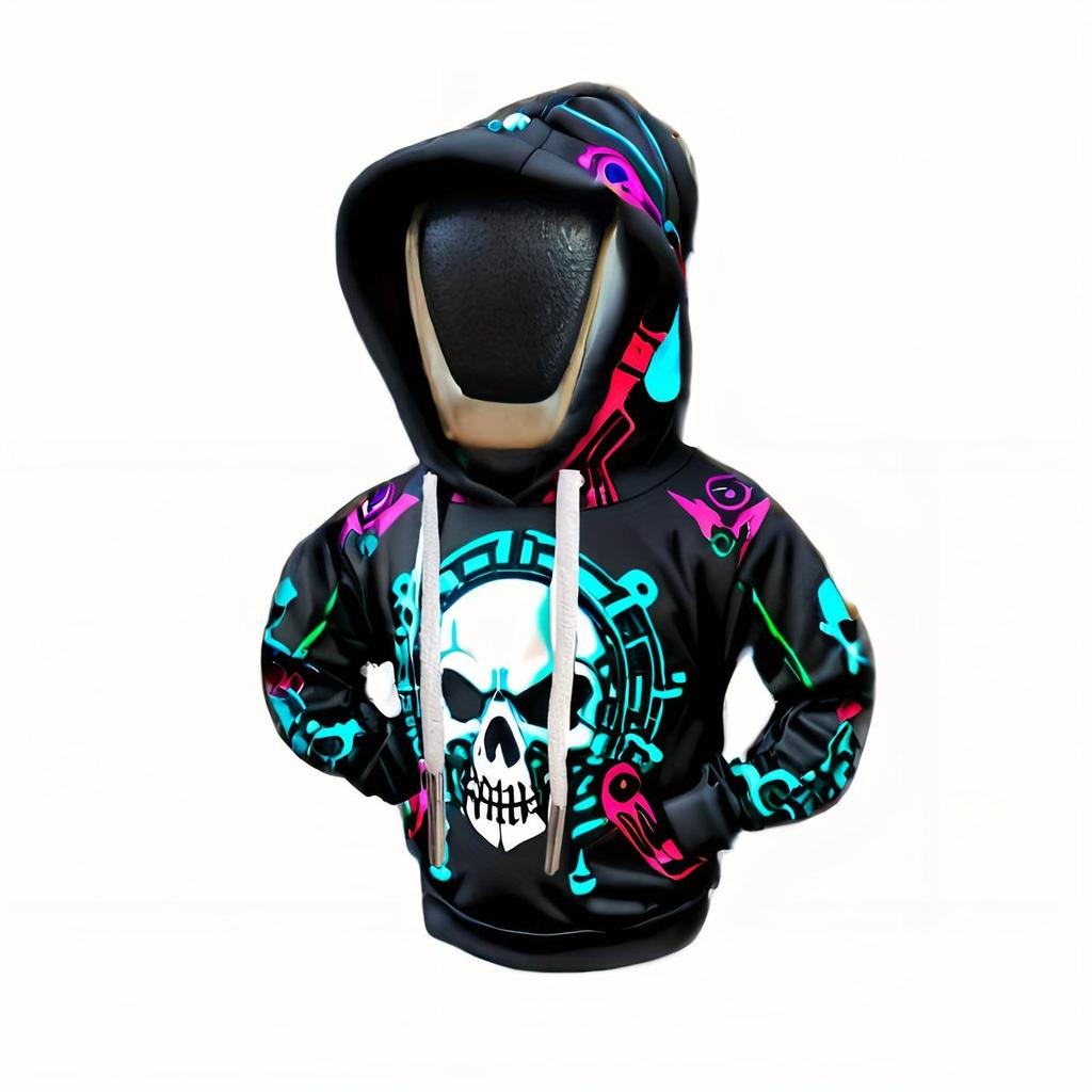 Halloween Skull Gear Shift Hoodie & Knob Cover Set