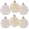 Unbreakable Christmas Baubles Christmas Tree Bauble Christmas Decorations Set 6x