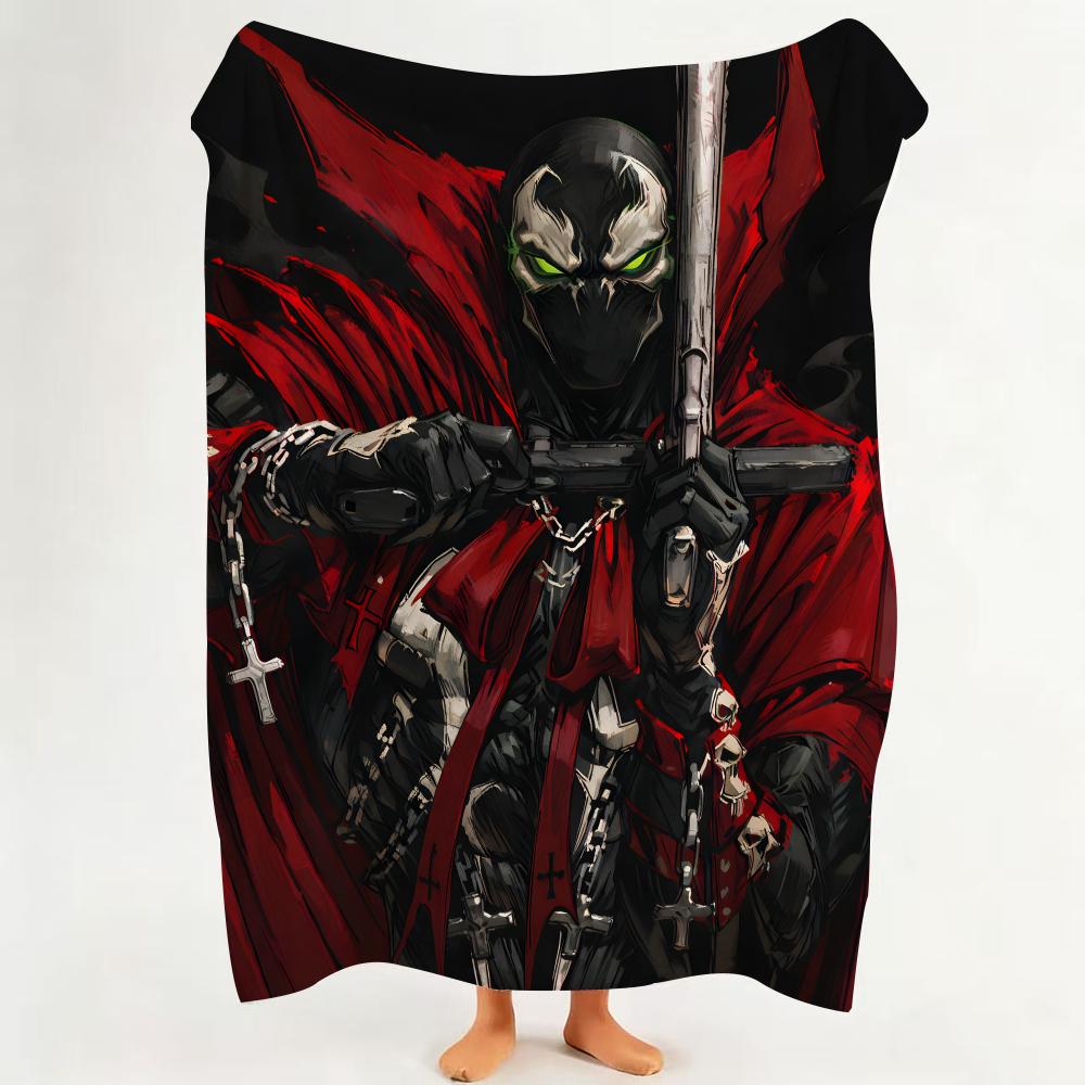 Comic S Spawn Throw Flannel Throw Blanket Suitable for Sofa,Living Room,Bedroom