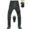 Mens Motorcycle Riding Pants Waterproof Oxford Fabric High-Waist Adjustable Workwear With Multiple Pockets