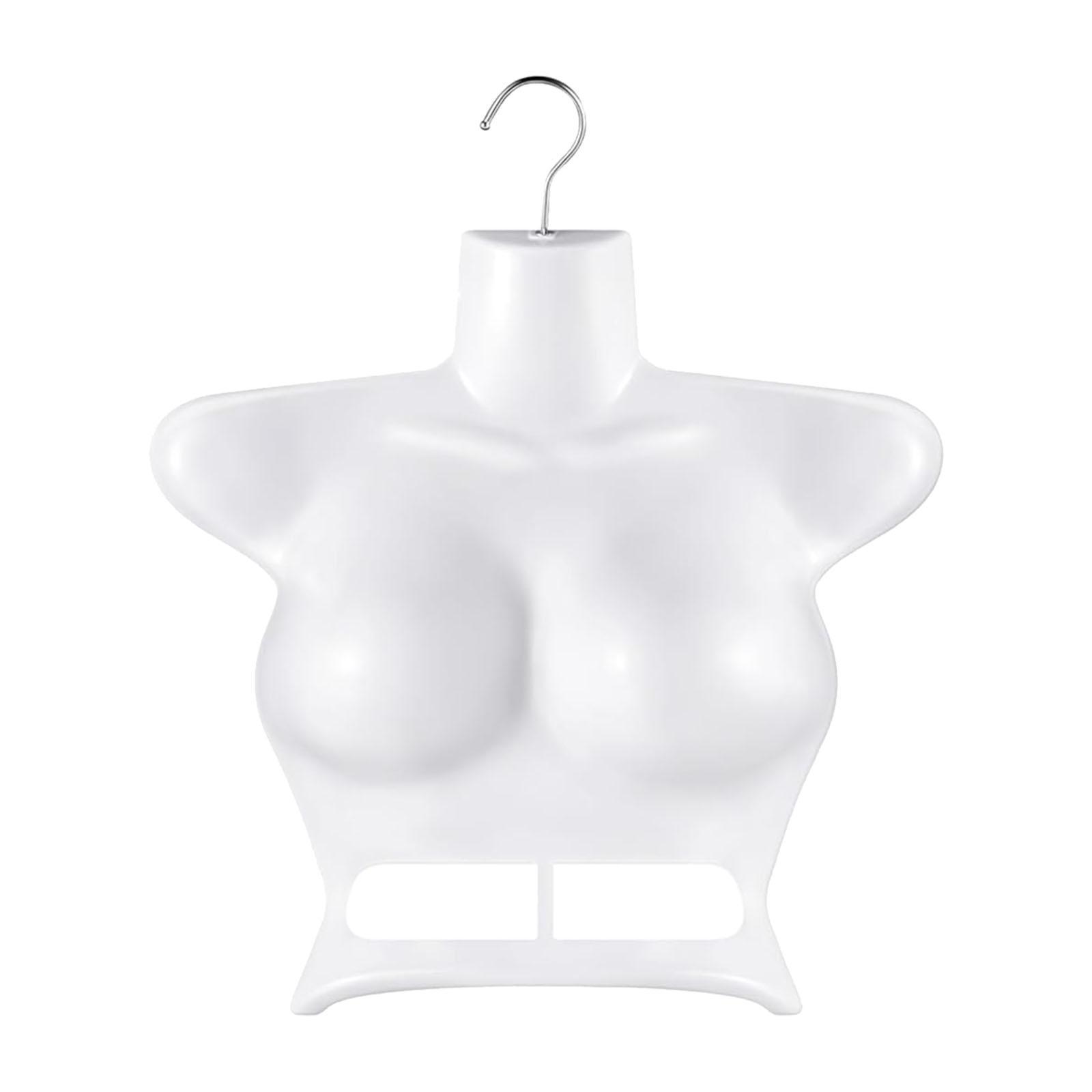 

Mannequin Hanger Upper Torso Display Plastic Hanging Women Dress Form for Clothing Retail Shop Accessories белый