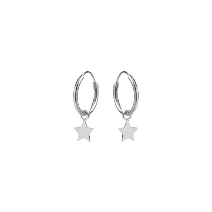 Boucles D'oreilles Luxenter Essential En Argent 925 Avec Finition Rhodiée